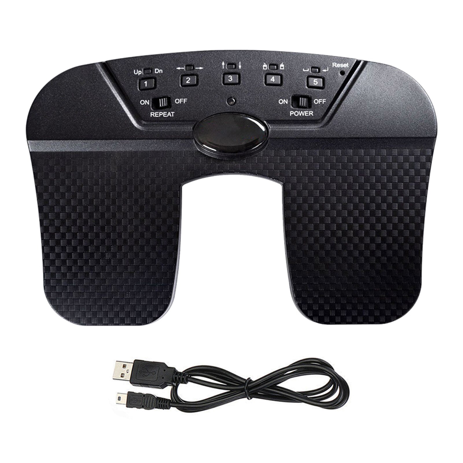 Black Wireless Page Flipper Durable ABS Music Pedal Portable Tablets Bluetooth Guitar Rechargeable Accessories Smart Practical