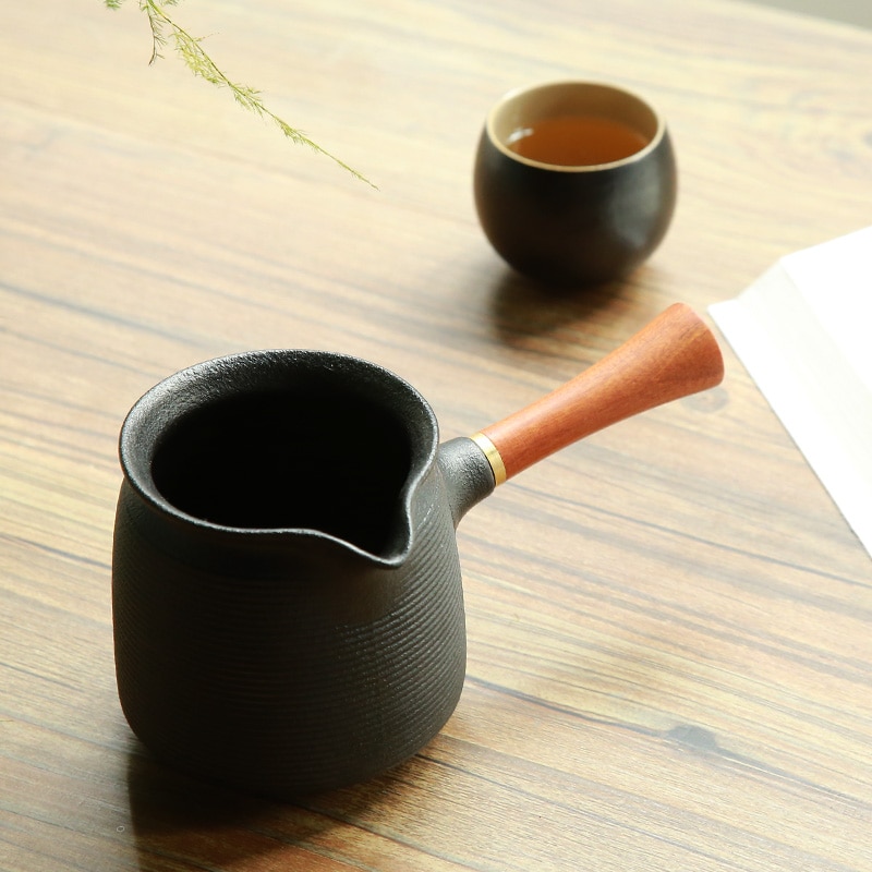 Tangpin svart keramisk te infusers tekanna kinesisk kung fu te tillbehör