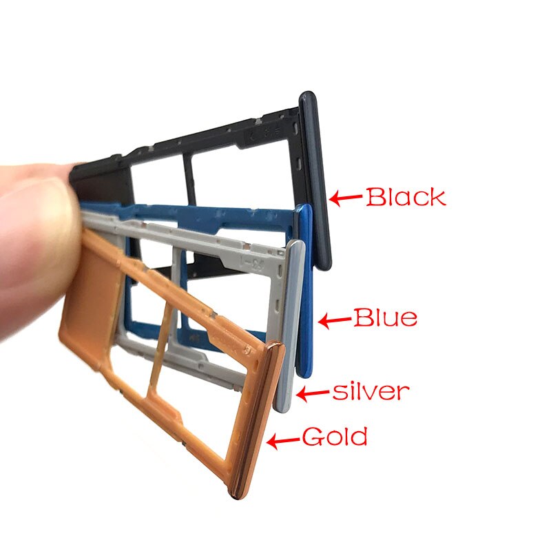 Voor Samsung Galaxy A30 A50 A305F A505F A305 A505 Enkele Dual Sim Card slot lade Houder reparatie deel