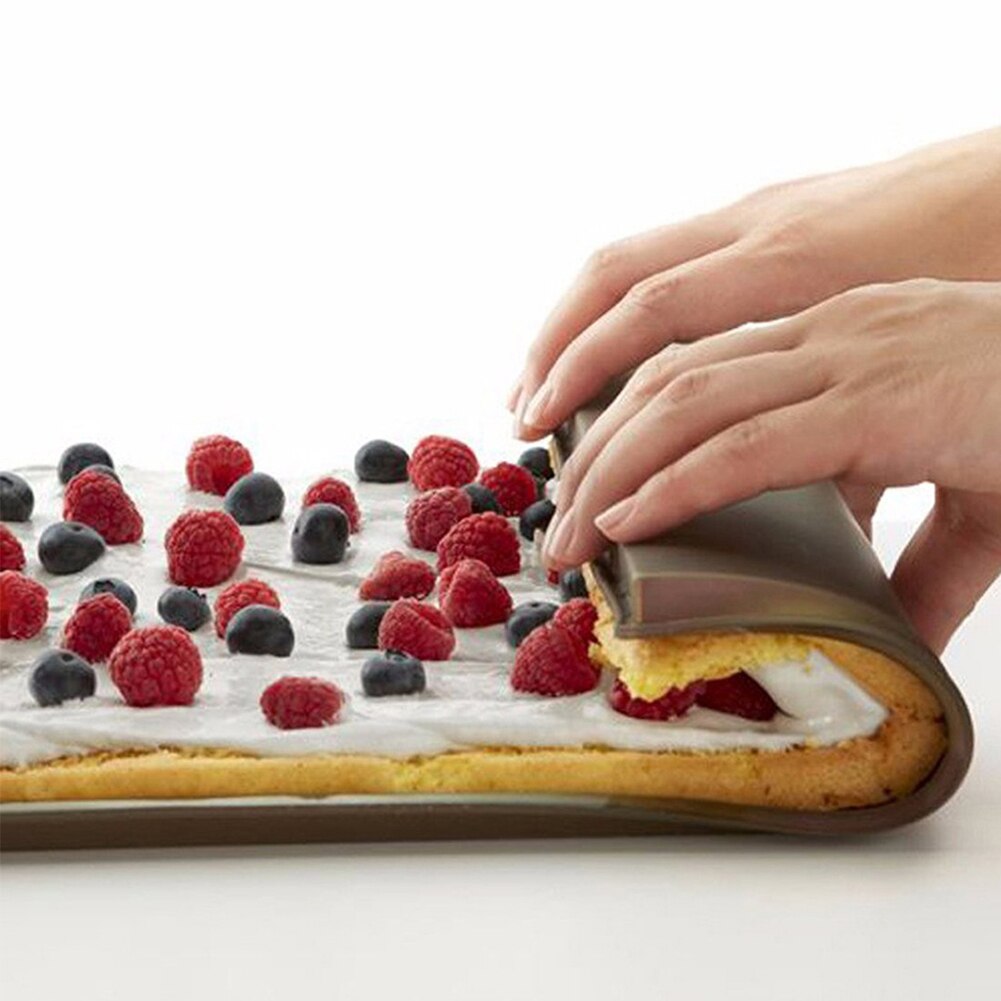 1pc Non-stick Baking Mat Swiss Cake Pad Roll Pad Kitchen Bakeware Baking Mat Tool Silicone Oven Mat Cake Roll Mat Baking Tools