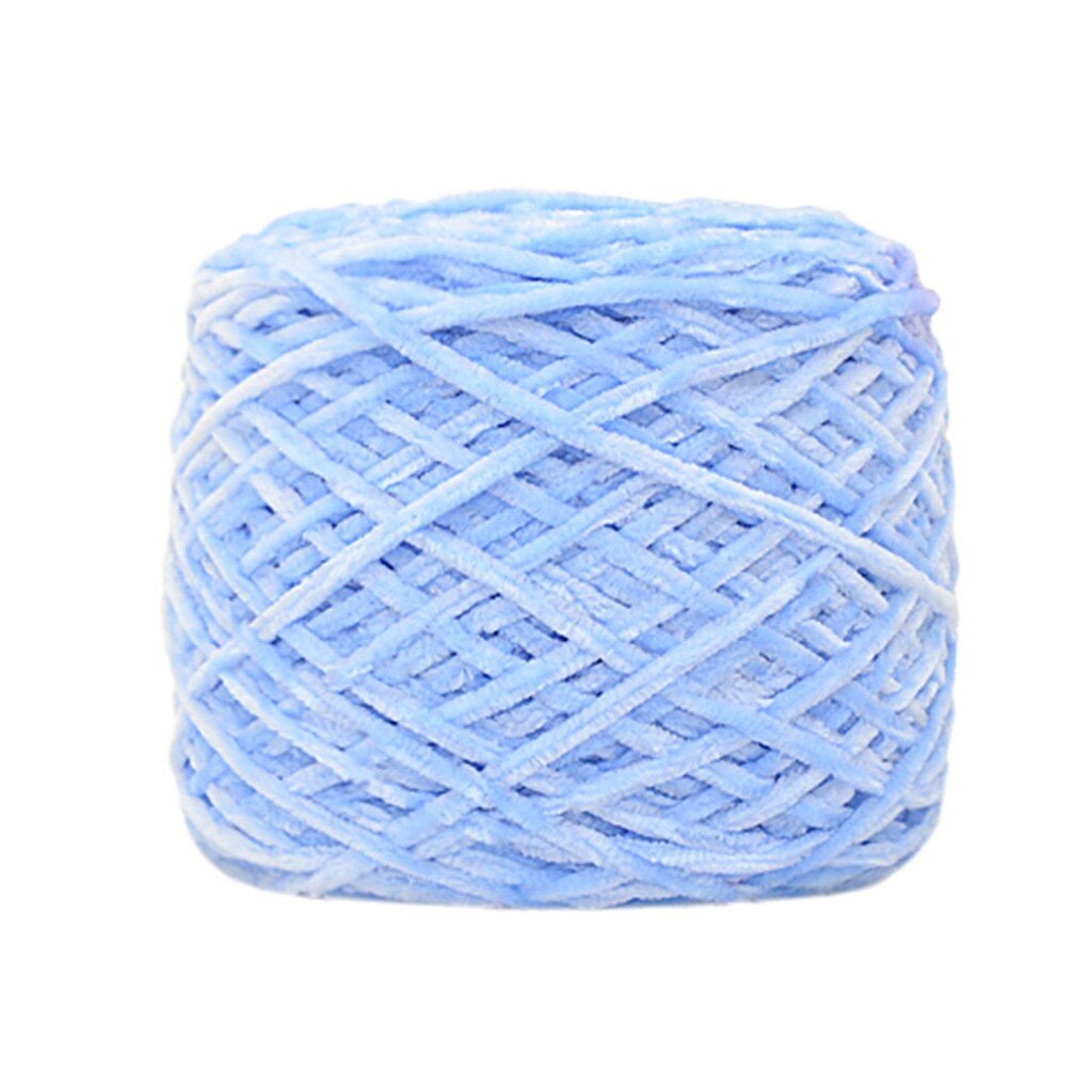 Bufanda de hilo de terciopelo dorado, Hilado de lana de punto, grueso, cálido, para el hogar, ganchillo, ropa, sombreros, zapatos, bufanda, 25 #: E