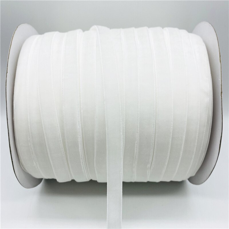 MORSUNBELA Ruban Velours Beige, 10 Mm X 5 Yards 3 Volumes Rubans Cadeau, Pour Décoration De Fête, Emballage De Cadeaux