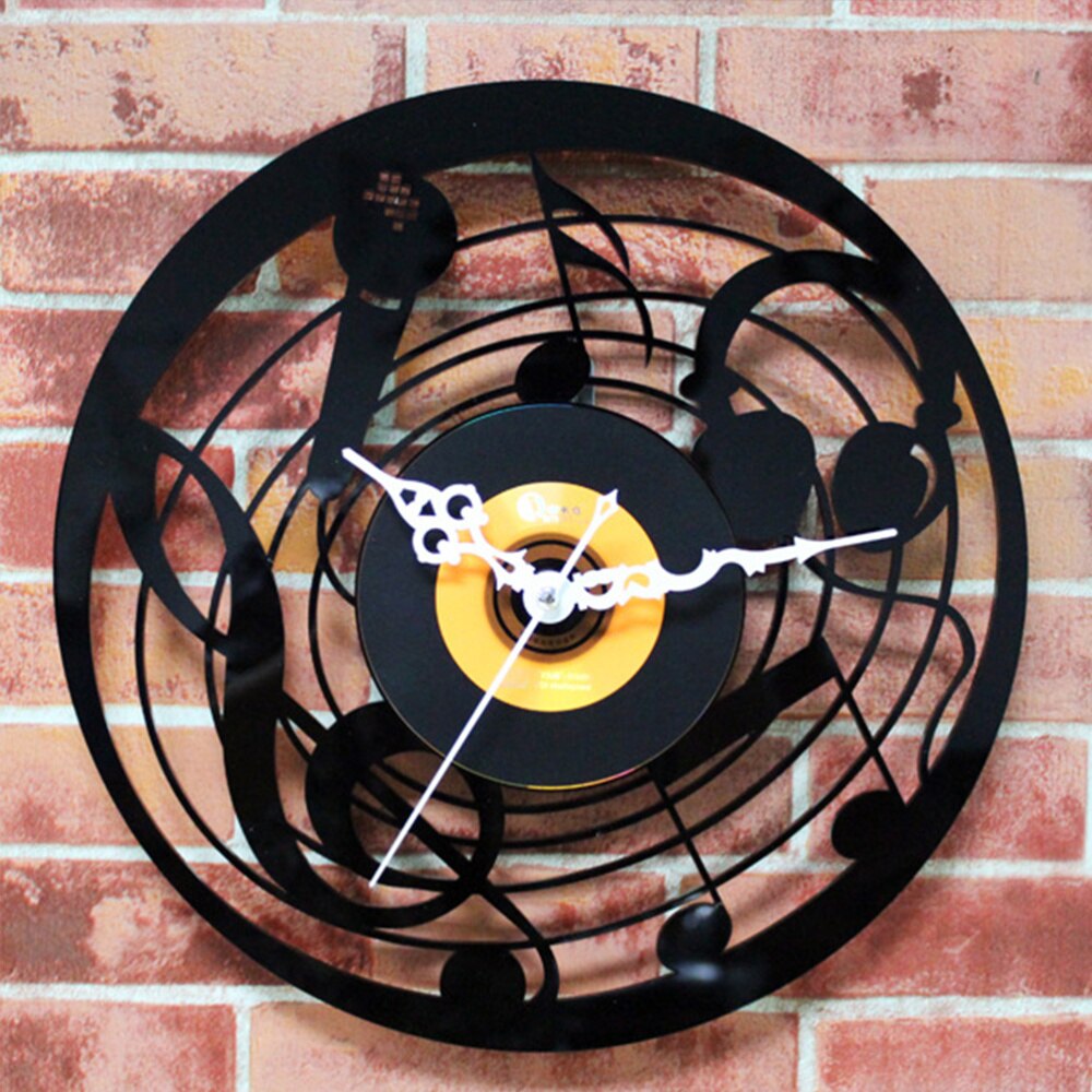 Vinyl Record Wall Clock Musical Microphone Wall Clock Wall Clock