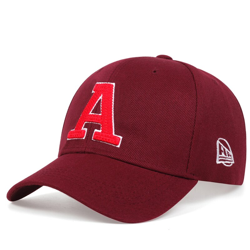 Casquette noire en coton, de pour homme et femme, idéal pour le baseball ou le hip-hop, mâle: wine red