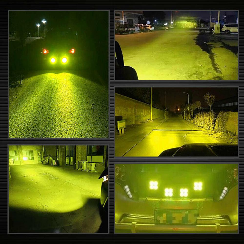 2 stk xhp 50 40w arbejdslys led pods lys bar projektør vandtæt nødlys kørelys til lastbil suv atv båd