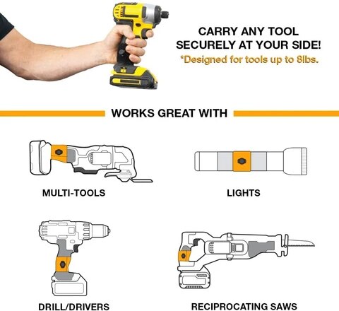 Mintiml™ Tool Holster Set Portable Electrician Tool Pouch Bag Impact Driver Drill Holster Cordless Drill Holder Waist Tool Bag