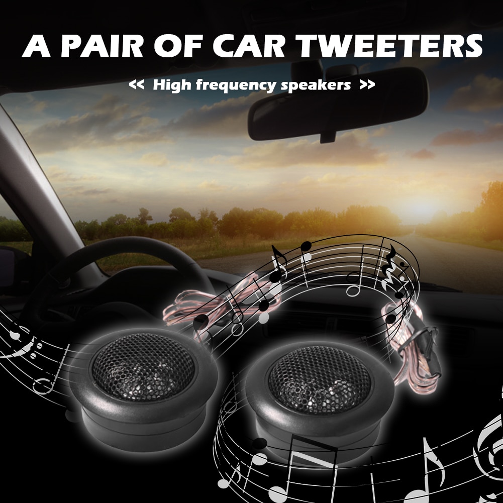2 Stuks 150W Auto Zijde Tweeter Luidsprekers Treble Luidspreker Car Audio Speakers YH-120 Auto Tweeters Luidsprekers Auto Accessoires