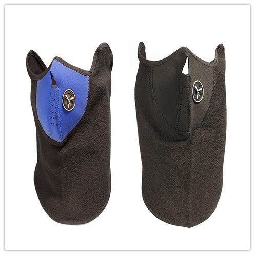 Motorcycle Face Mask bike Fleece Winter Neck Guard for YAMAHA TIGER 1050 SpoRt 1200 EXPLORER 800 XC XCX XR XRX: 2PCS-BLUE-BLACK