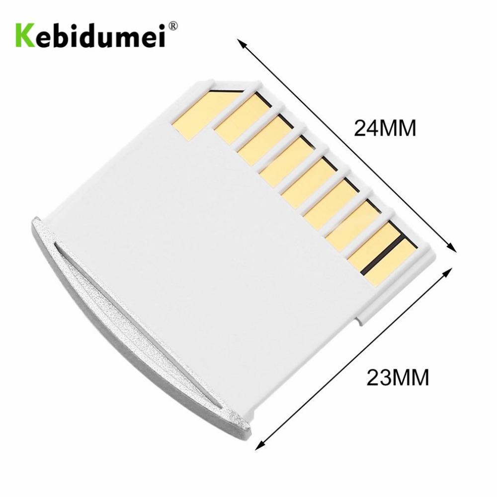 Kebidu Geheugenkaartlezer Accessoire Mini Micro SD Card Cover Voor MacBook Micro SD/TF Naar SD Converter Adapter