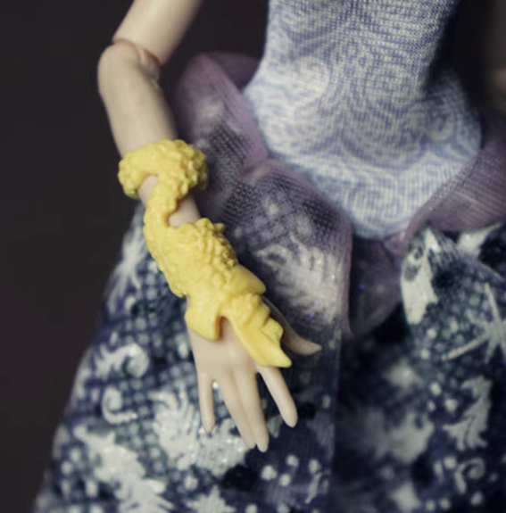Neue verschiedene Stile zur Auswahl von Accessoires Lässiges Puppenhut-Zubehör für MH Puppe niedlich Neueste BBIKG462: pflaume