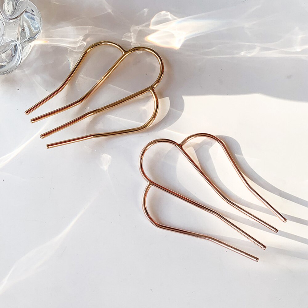 Pinzas para el pelo en forma de U, horquillas de Metal para mujeres y niñas, accesorios de peinado para el cabello, pasadores, fabricante de moños