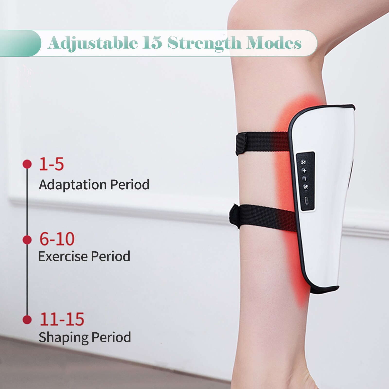 Electric Calf Leg Massager for Circulation Calf Wraps with 5 Massage 15 Strength Modes Increased Blood Circulation Relaxing