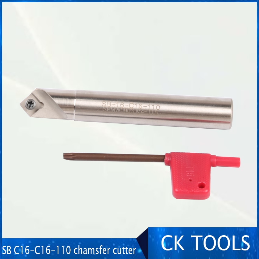 Remise SB-C16-16-110 SPMW090304 visage moulin 16mm chanfrein fraise SB 16mm chanfreinage coupe porte-insertion