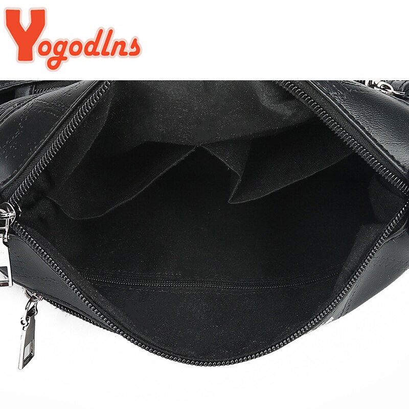 Yogodlns czarna moda damska solidna torba myte torba na ramię ze skóry PU dorywczo torba kwadratowa torebki damskie Crossbody