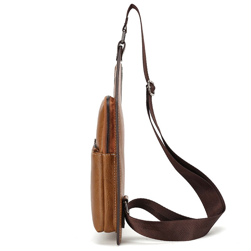 Sommer Neue Jeepbuluo männer Brust Tasche Schulter Bote Tasche retro lässig Für Alle Passenden