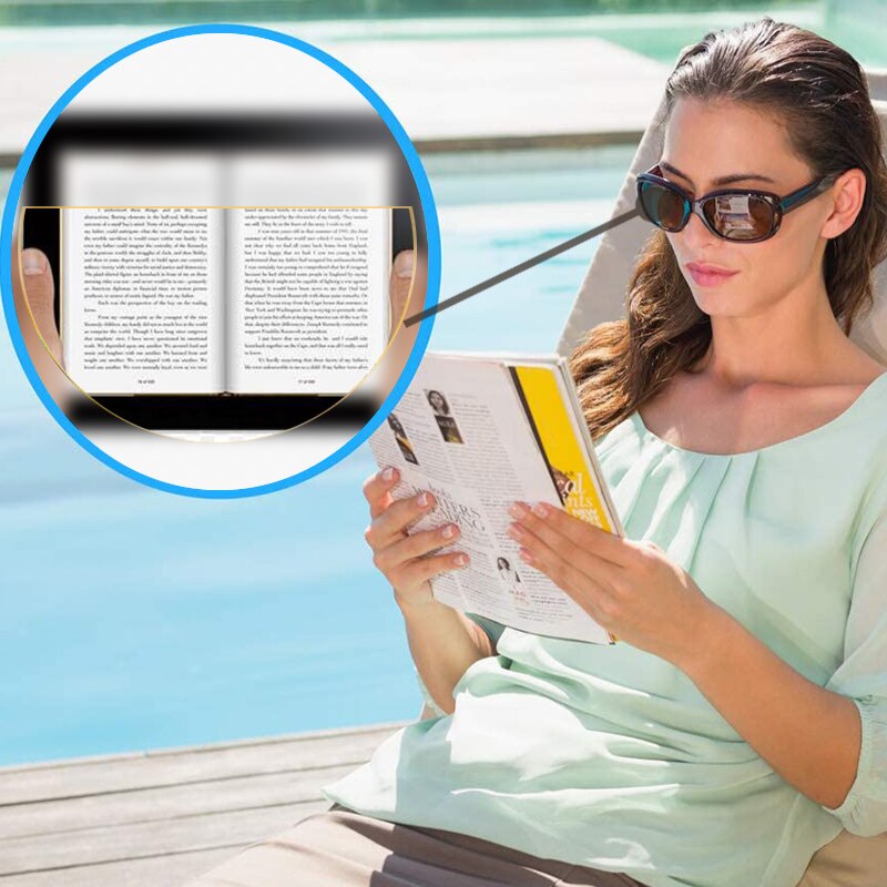 Silicone Stick-on Bifocal Reading Glasses Lenses Magnification Presbyopic Lens Reusable 1Pair/Diopter +1.25 1.75 2.5 3.0