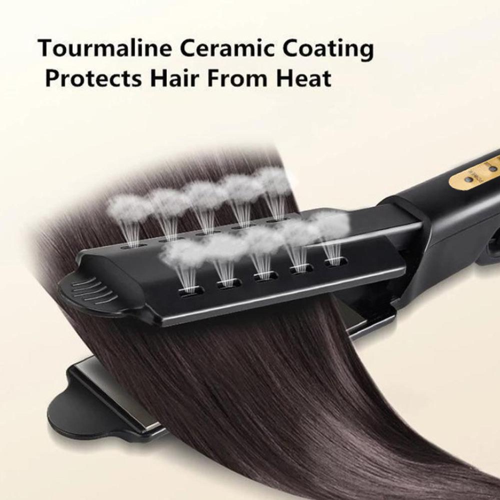 Four-gear temperature Hair Straightener adjustment Ceramic Tourmaline Ionic Flat Iron Curling iron Hair curler For Women hair