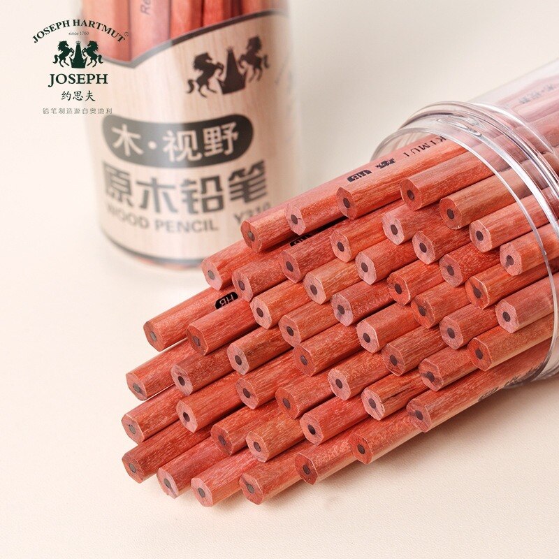 30/50 Log triangle sketch pencil set pencil 2b exam pencil children primary school students Barreled painting pen Writing pen