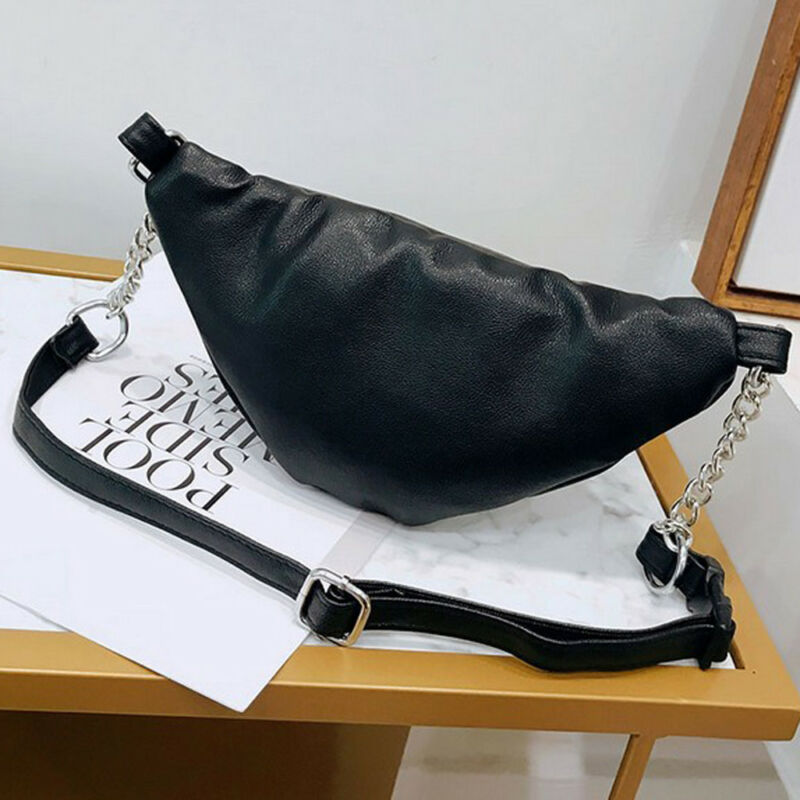 Moda corrente bloco de fanny saco da cintura de banana nova marca cinto feminino pacote de cintura de couro do plutônio peito saco de barriga de alta qualidade bolsa de telefone