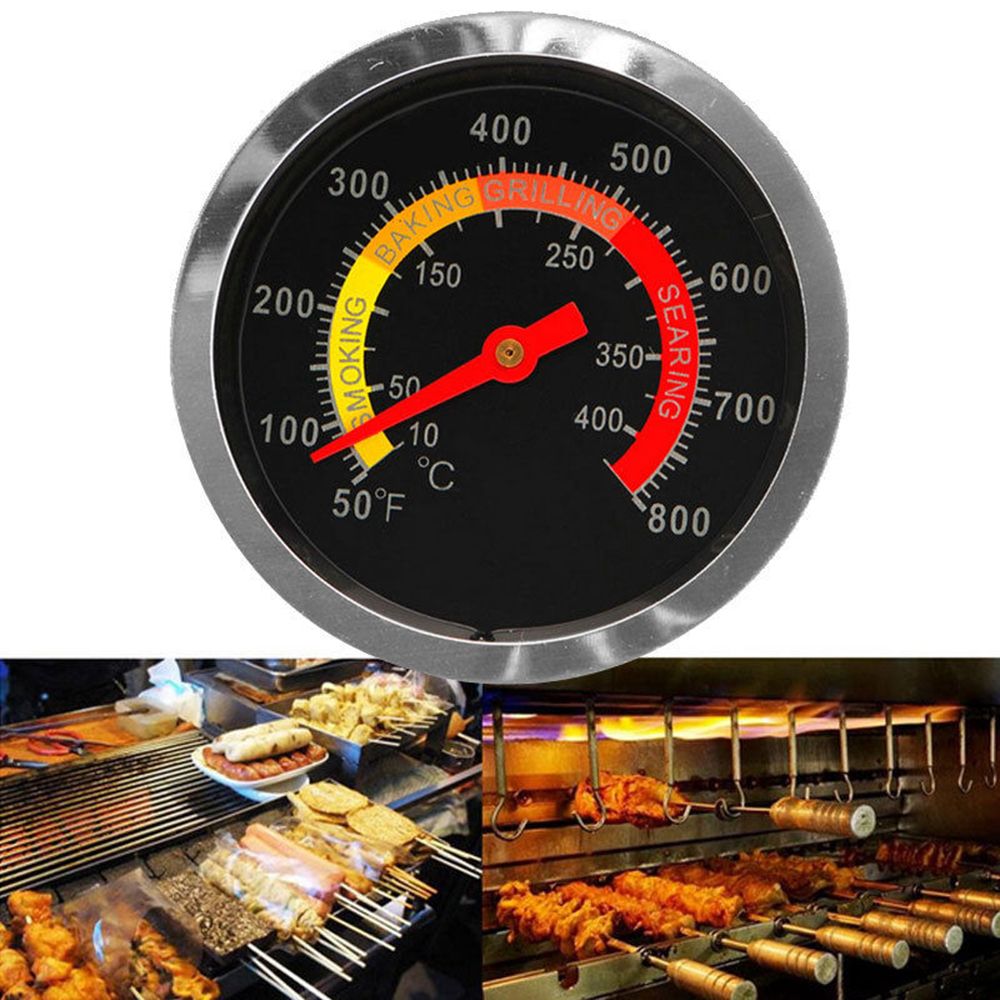 50-400 ℃ Barbecue BBQ Roker Grill Rvs Thermometer Temperatuurmeter