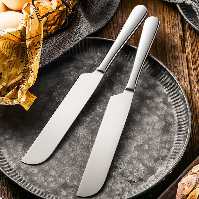 420 rustfrit stål western food steak kage smør kniv toast hamburg skive multifunktion frugt grøntsag kniv