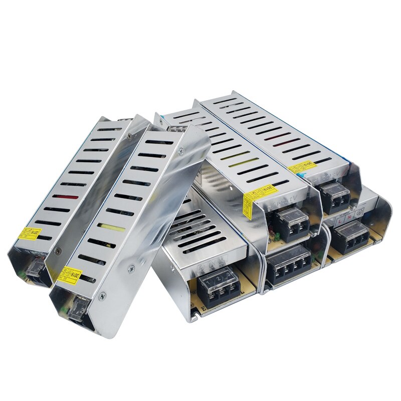 LED 12 V fuente de alimentación 3 5 8,5 10 15 30 A DC 12 V LED, transformadores de fuente de alimentación 12 V 220V A 12 V 36W 60W 120W 150W 180W 200W