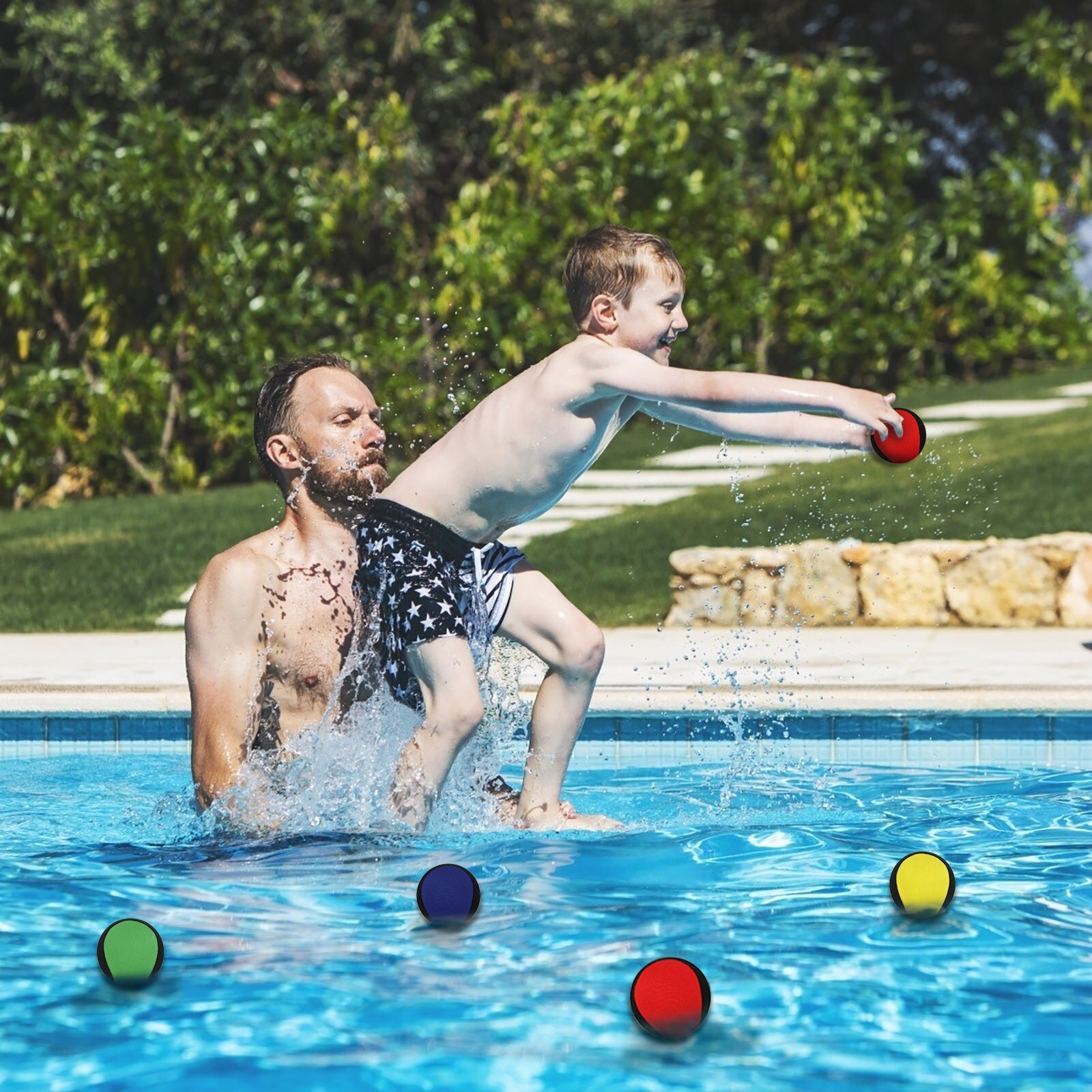 Water Ballen Bounce Op Water, Zwembad Bal, Strand Speelgoed Voor Kinderen & Volwassenen, speelgoed Zabawki Dla Dzieci Juguetes Para Niños Water Ballonnen