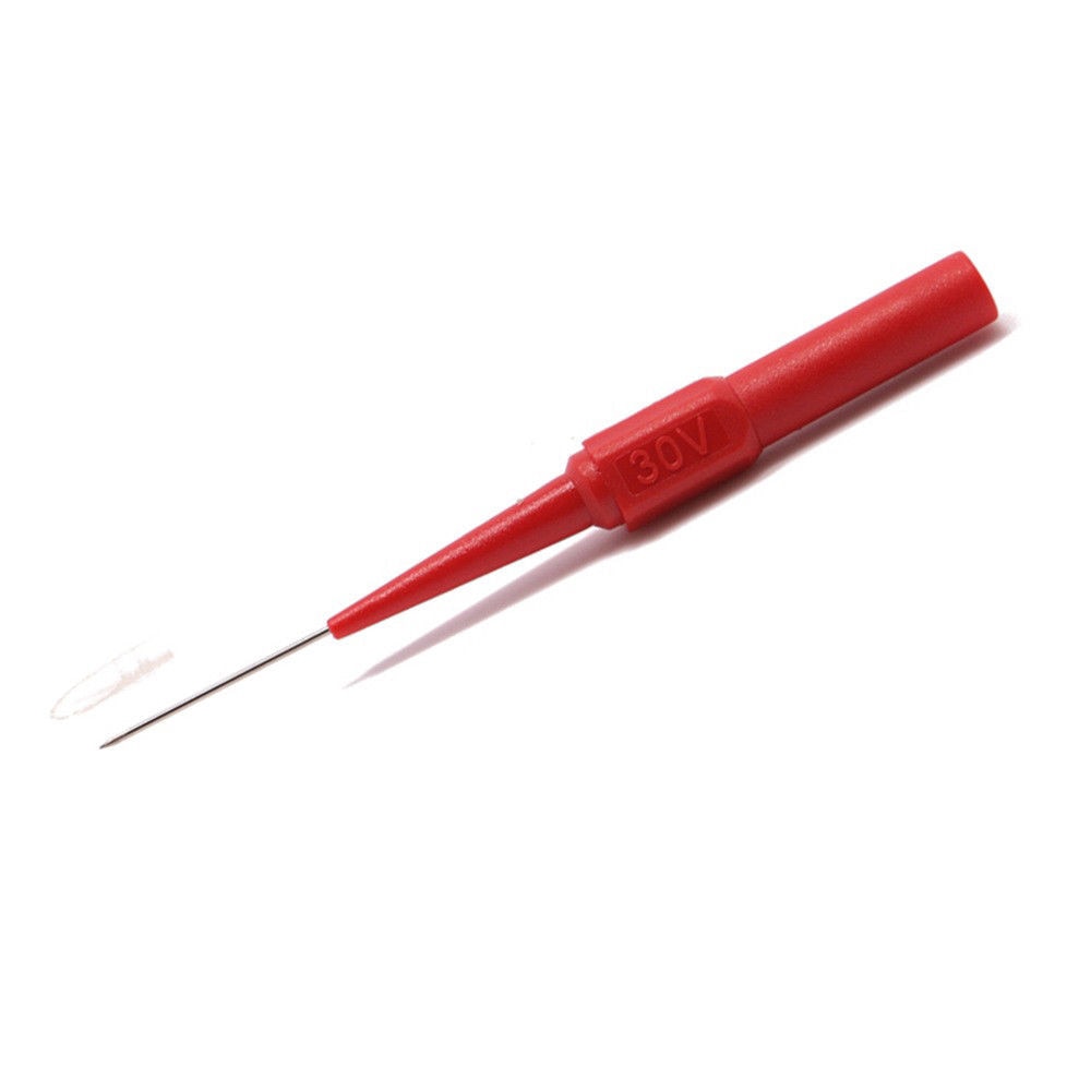 0.7mm Multimeter Test Lead Extention Back Probes 30v Sharp T0161 Needle Micro Pin for Fluke 4Pcs