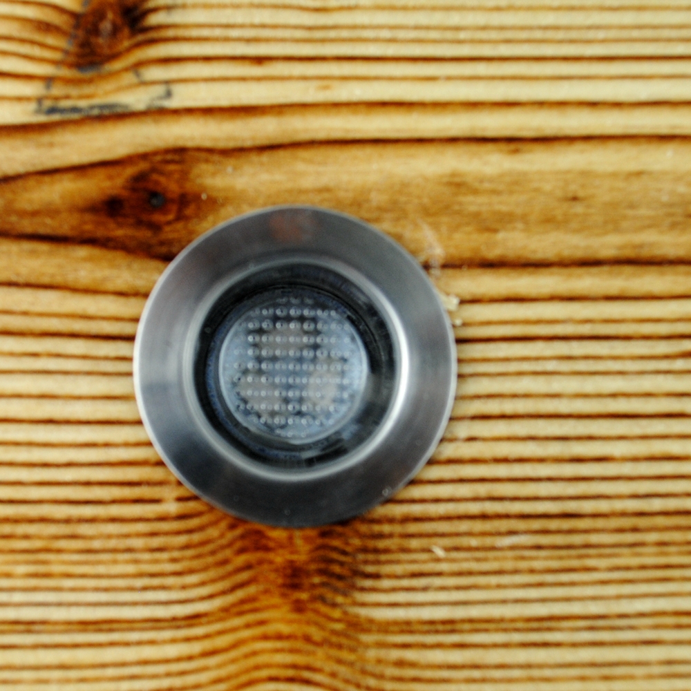 Ledet utendørs belysning rustfritt stål uteplass ledet trapp lampe  dc12v 0.6w ip67 smd 2835 hagedekorasjon underjordiske lamper