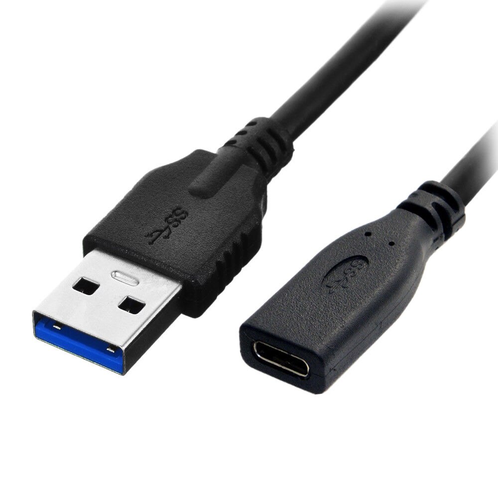 Câble de données USB USB-C Type C femelle vers USB 3.1 A mâle-20cm, 3.0