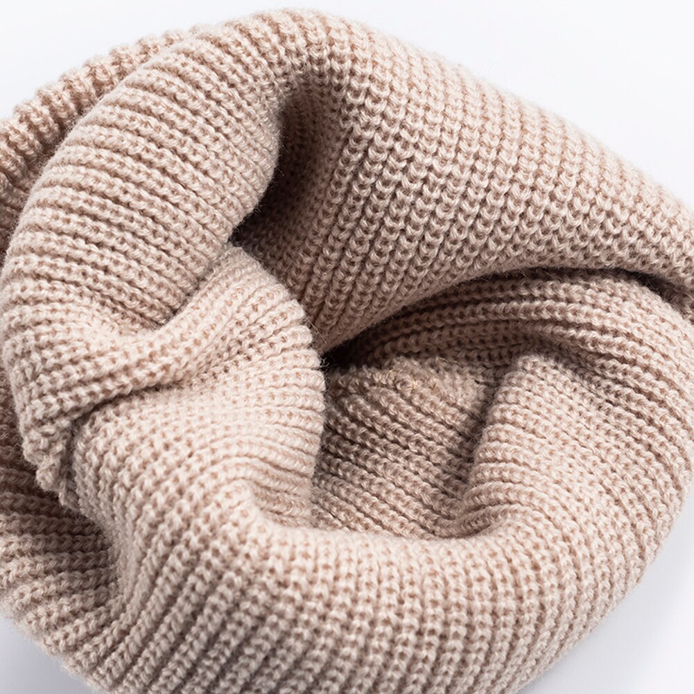 Chapeau tricoté pour femme et homme, bonnet rond et , doux et sans bords, couleur unie, thermique, idéal pour le cyclisme, collection hiver