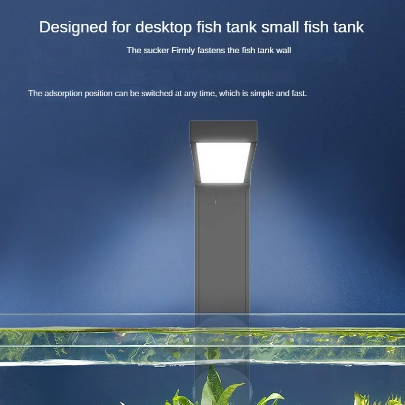 Kleine Aquarium LED Lampe Fans Ihr Aquarium Beleuchtung Wasser Pflanze Lampe Algen Panzer füllen Licht wasserdicht Aquarium