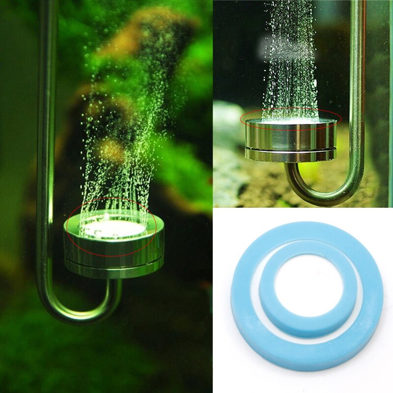 CO2 Diffuser Reactor nano Refinement Ceramic Disc Replacement Slice Aquarium Aquatic Fish Tank Plant Carbon Dioxide Kit