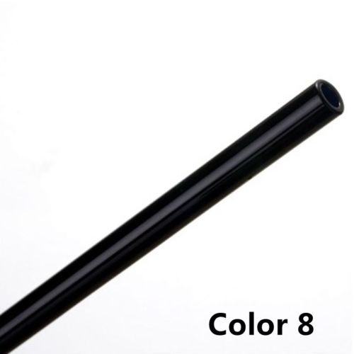 1pc Straight Simple Wedding Pure Color Pyrex Glass Drinking Straw Flat Birthday Reusable Party 20cm 9 Color: 8