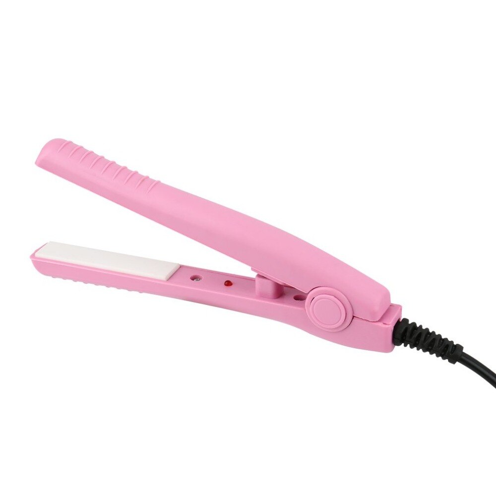 Mini Portable Electric Splint Flat Iron Ceramic Hair Curler & Straightener Hair Perming Hair Styling Appliance Hair Crimper