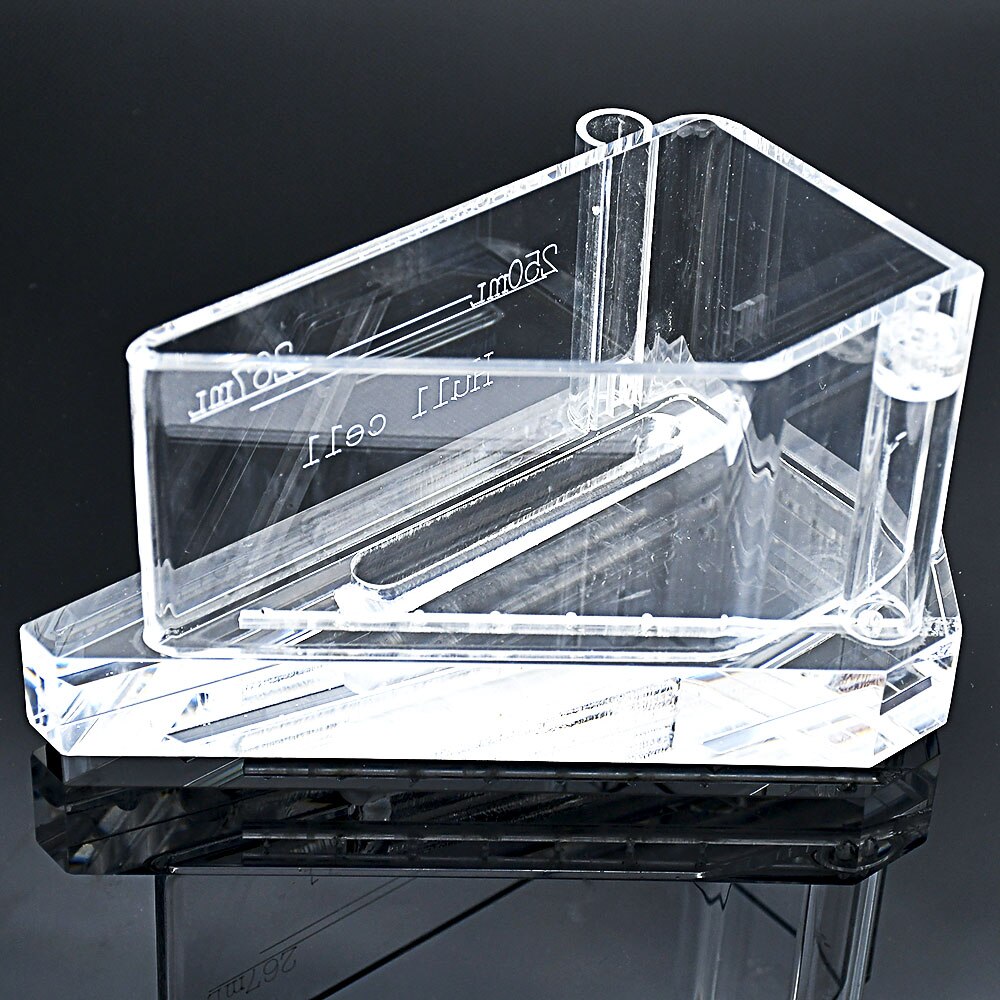 Harrington Groove Plating 267ml Hull Cell Testing Equipment ( Air Agitated ) Hall Groove Double Scale