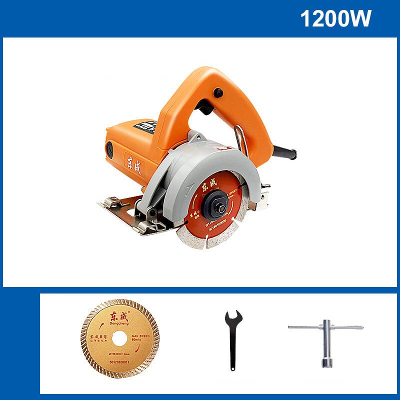 Cutting machine ceramic tile stone cutting machine industrial slotting woodworking special chainsaw portable marble machine: D