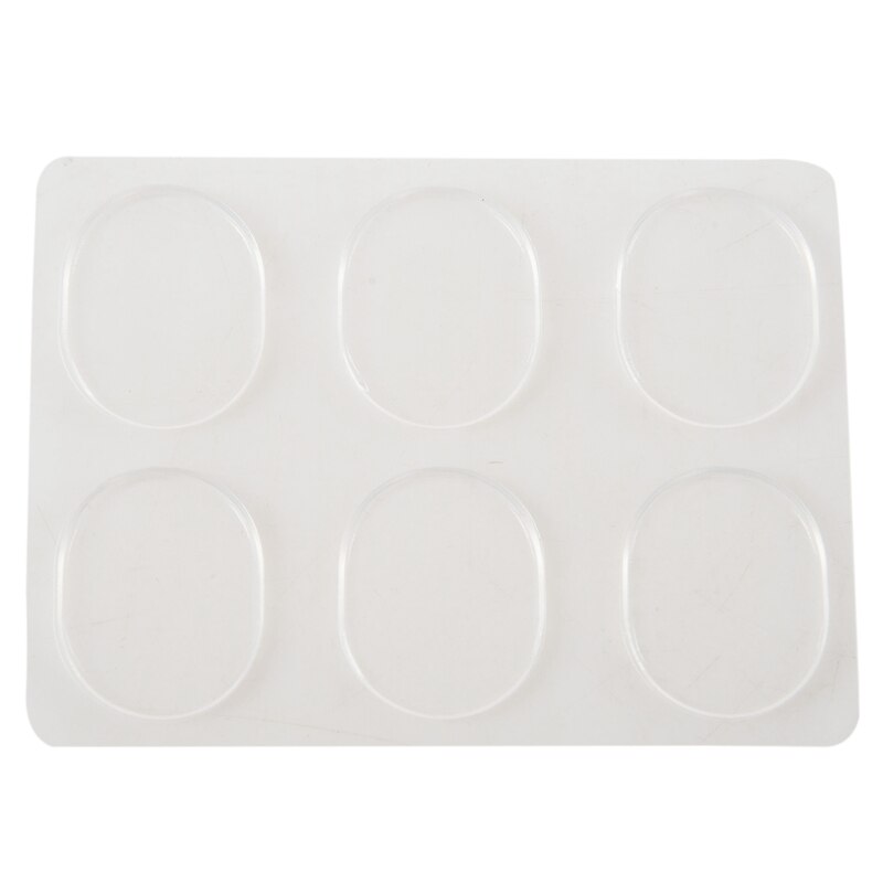 6 pièces/ensemble caisse claire muette tampon tambour amortisseur Gel tampons caisse claire Tom tambour silencieux muet Transparent Percussion Instrument accessoires (Tran: Default Title