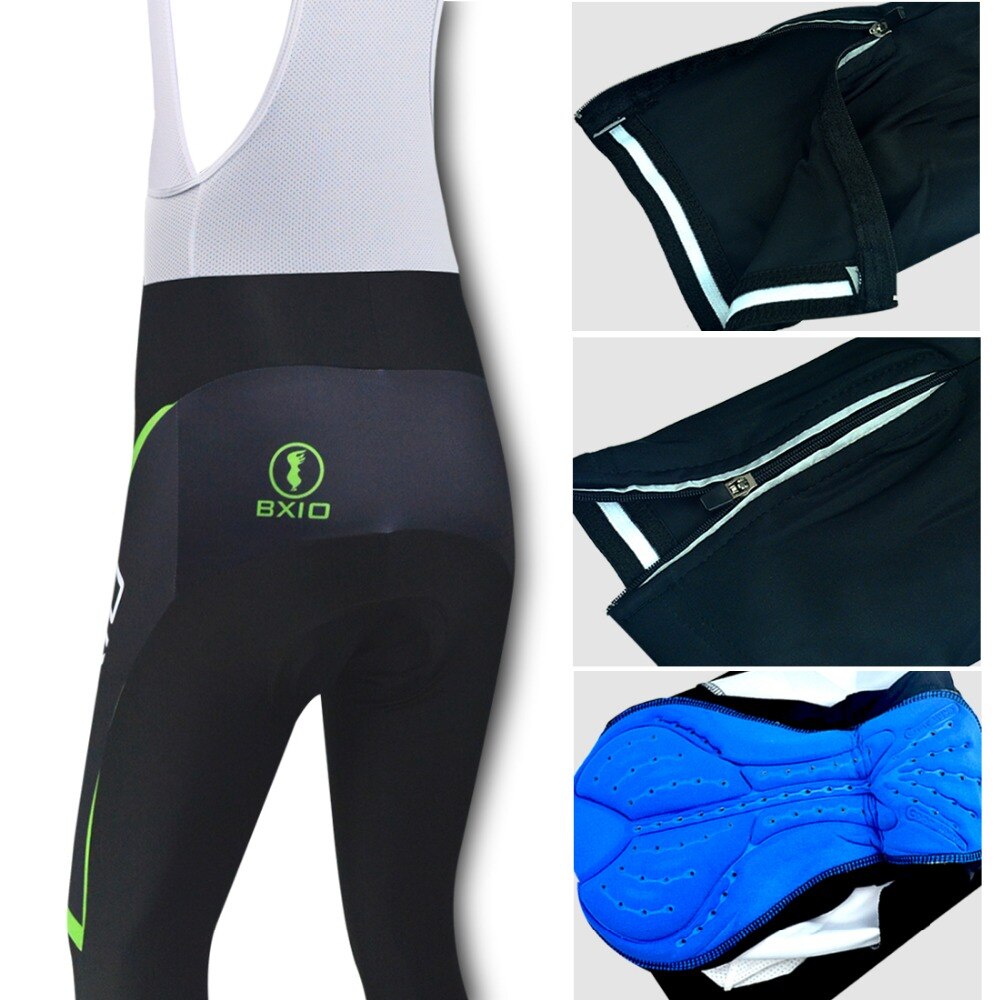 Bxio vinter cykelbyxor gel pad cykel cykel byxor lång culotte ciclismo herr vår höst termisk fleece cykelkläder 031- p