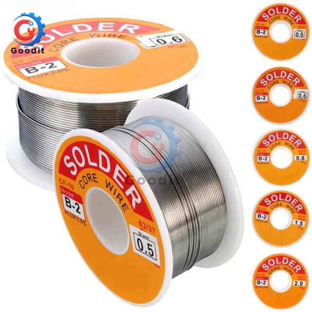 Solder Wire Tin 0.5/0.6/0.8/1.0/1.2/1.5/2.0mm Tin Lead Roll Clean Rosin Welding Core Soldering Wire Flux Reel Roll No-clean