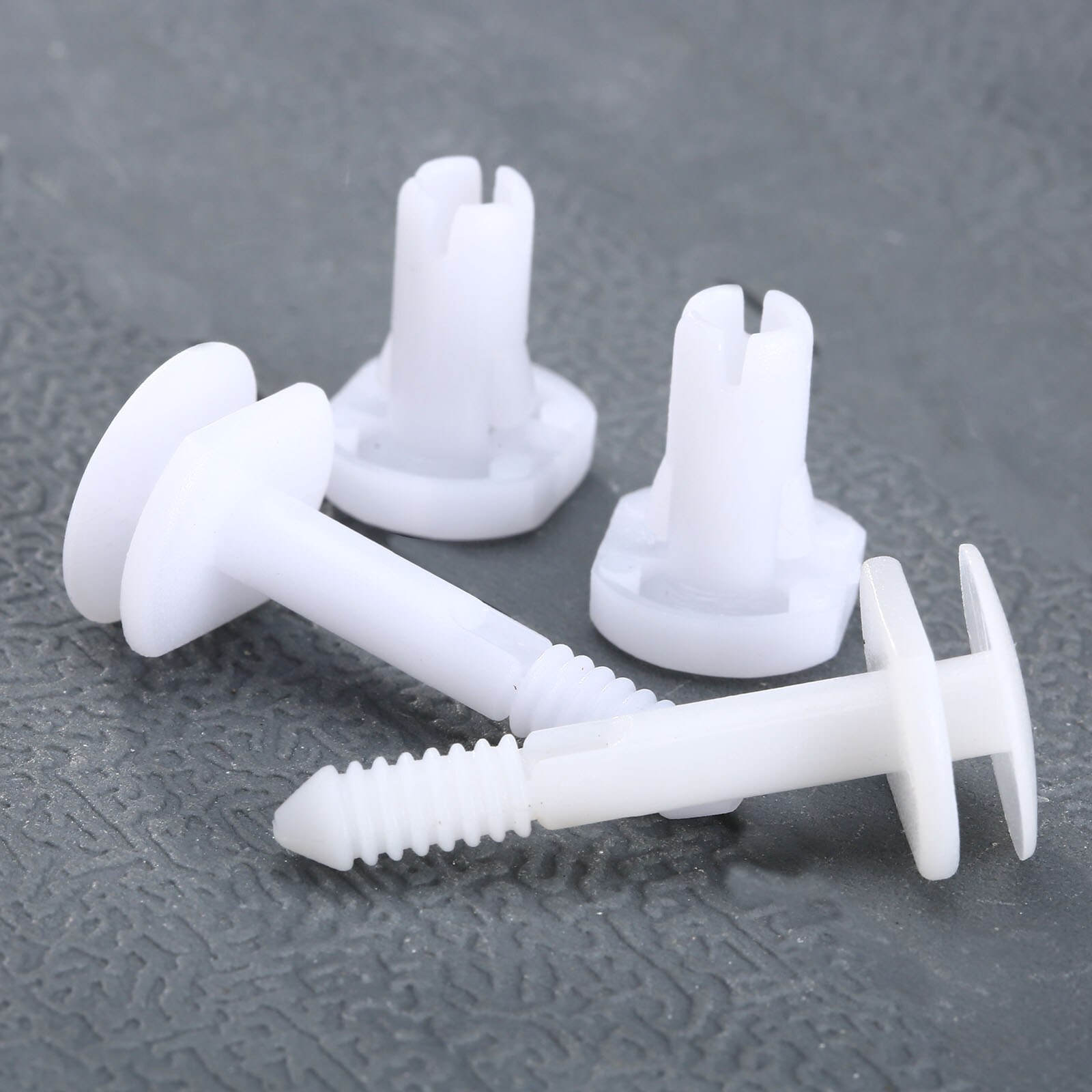 50-Pack CarBole Plastic Door Trim Panel Retainer Clips – Universal For Ford GMC Mercury, 8mm Hole 1 thumbnail image