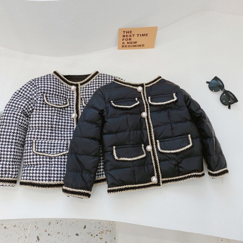Autumn and Winter Children's Down Jacket Style Short Coat Clothes for Girls