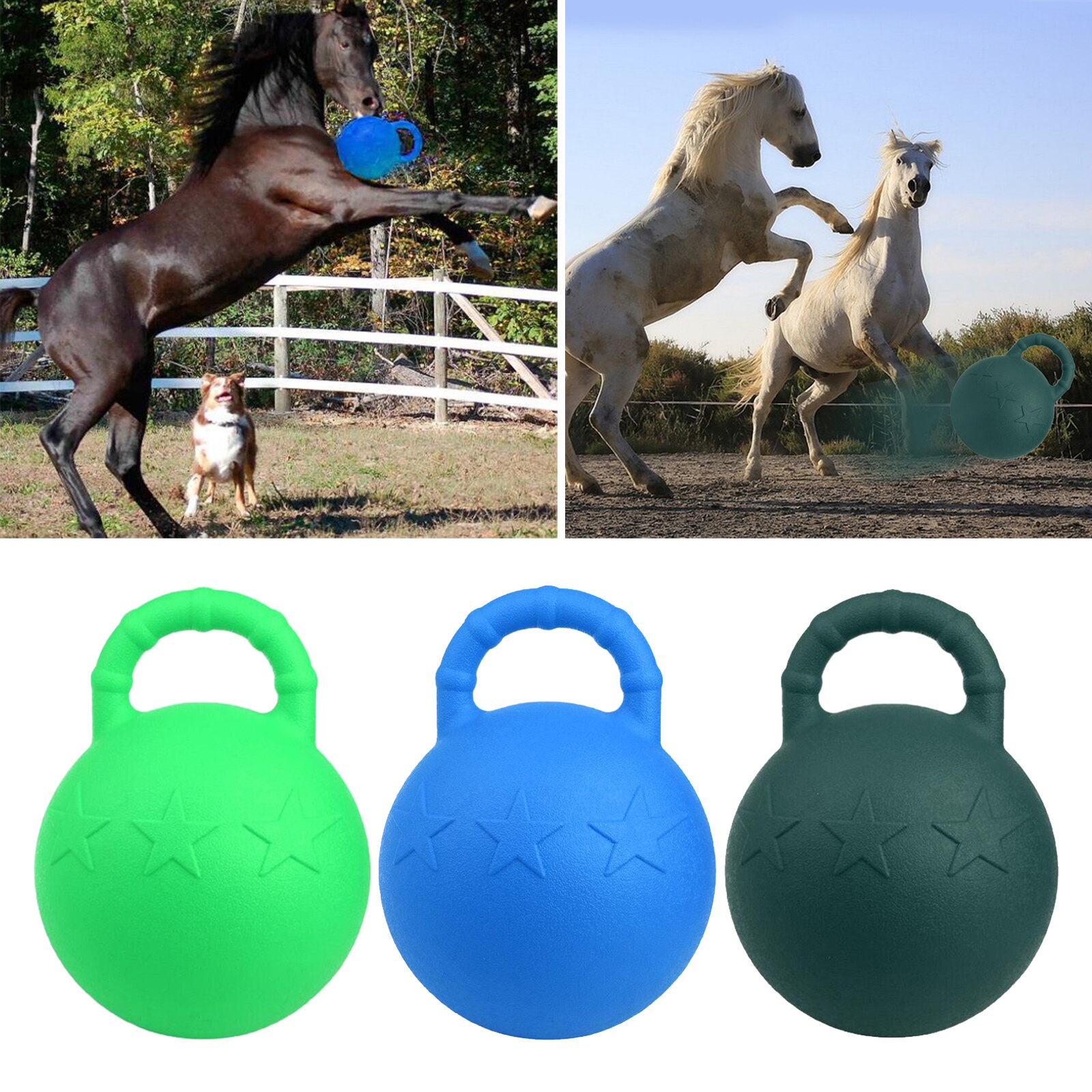 Equine Play Game Speelgoed, Fruit Geurende Anti-Burst Bounce Voetbal Ballen Voor Paard Grote Honden Jongleren Spelen Speelgoed