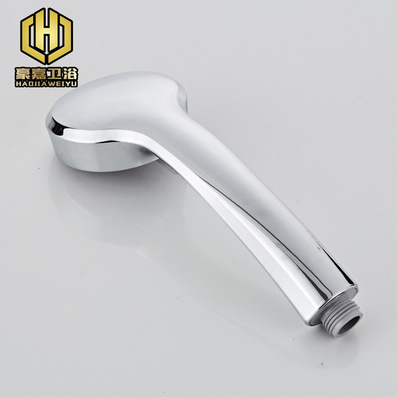 High Pressure HandHeld Shower Head Set Bathroom Pressurized Water-saving Round Spray Nozzle ShowerHead Set Chrome-Plate