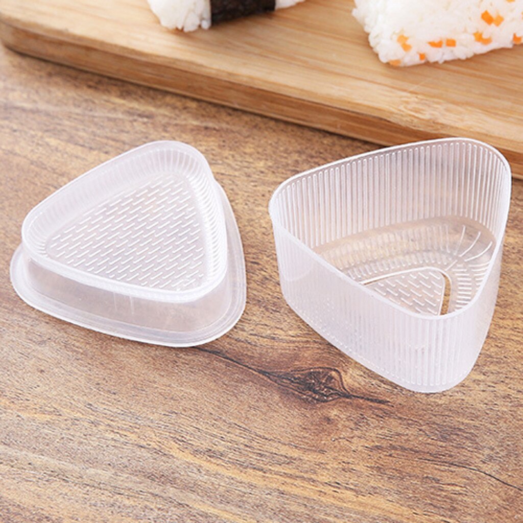 Diy Sushi Mold Onigiri Rijst Bal Voedsel Driehoekige Sushi Maker Mold Sushi Kit Japanse Keuken Bento Accessoires #50G