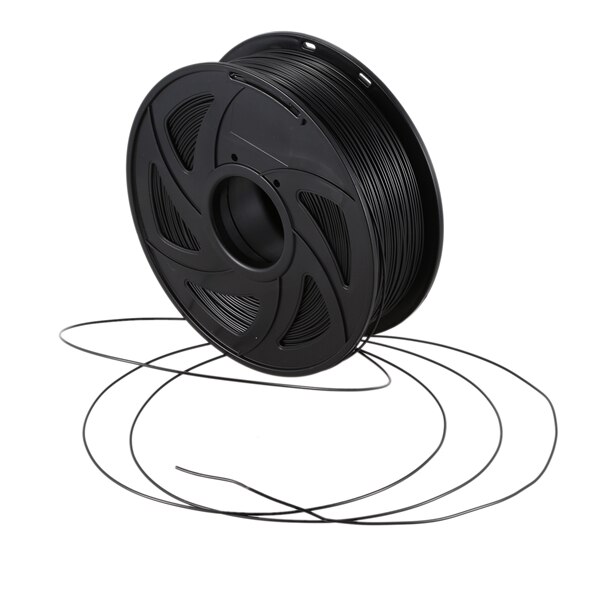 3D Printer 1KG Printing Filament 1.75mm PLA Black,1 Roll