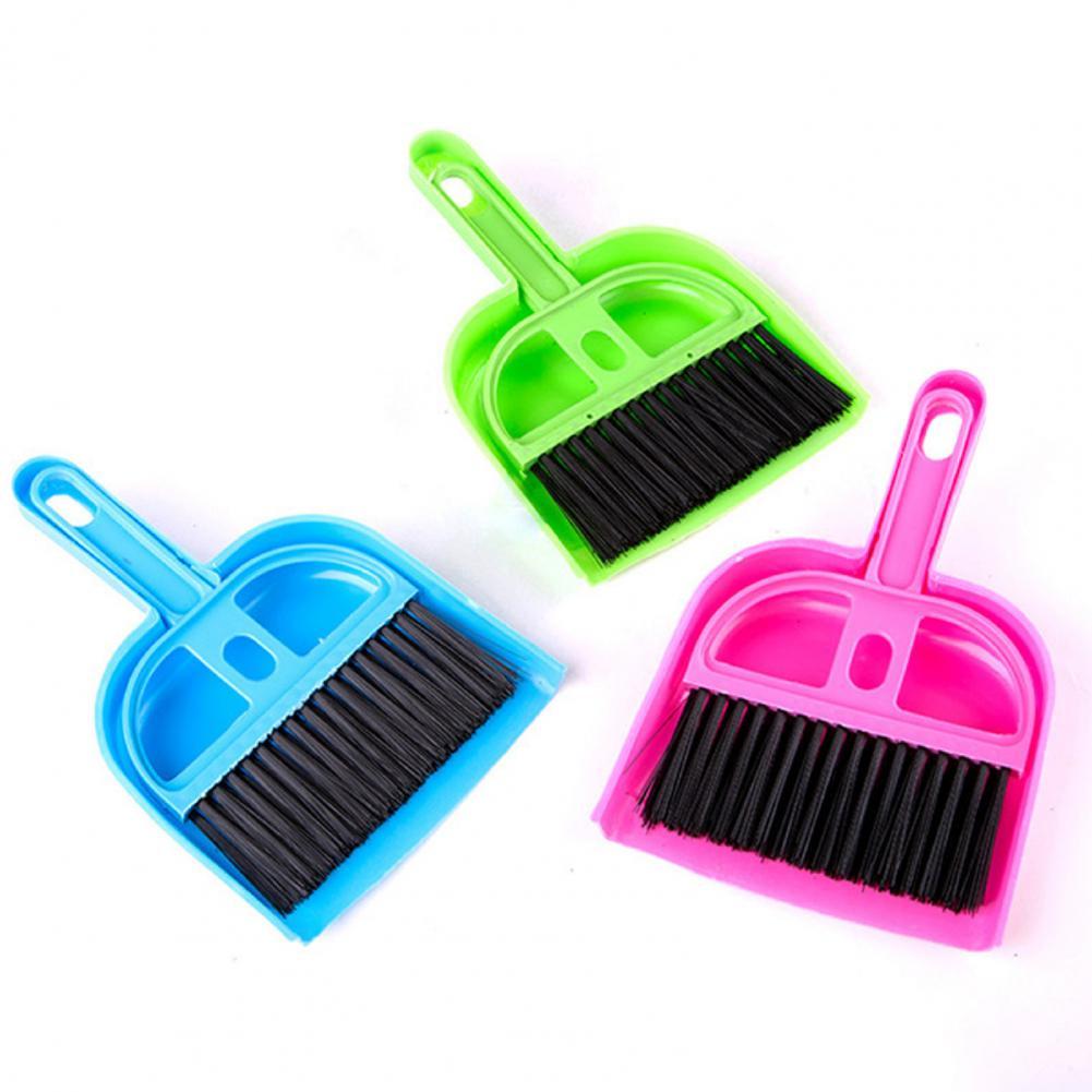 1Pcs Practical Mini Plastic Cleaning Sweeper Dustpan Broom Set Pets Home Cleaning Tools Small broom Pet Cleaning Products