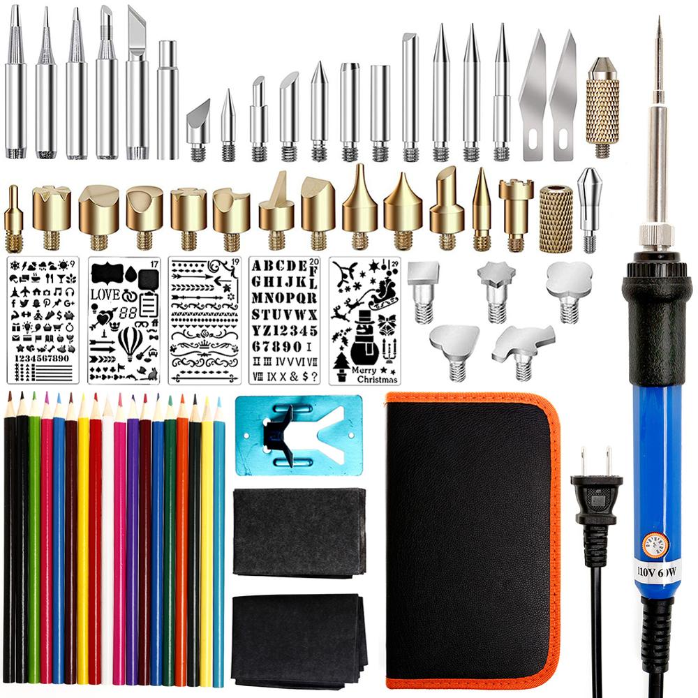 Fer à souder à l'étain réglable électrique TS100 outil de cautère à bois T12 jeu de pointes pour Kit d'outils de soudure de fer à souder Usb