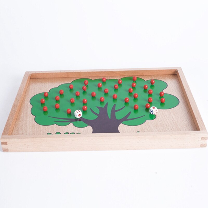 Fbil-child toys appelboom match digitale leerzame non-woven puzzel wiskunde speelgoed educatief speelgoed voor kleuters