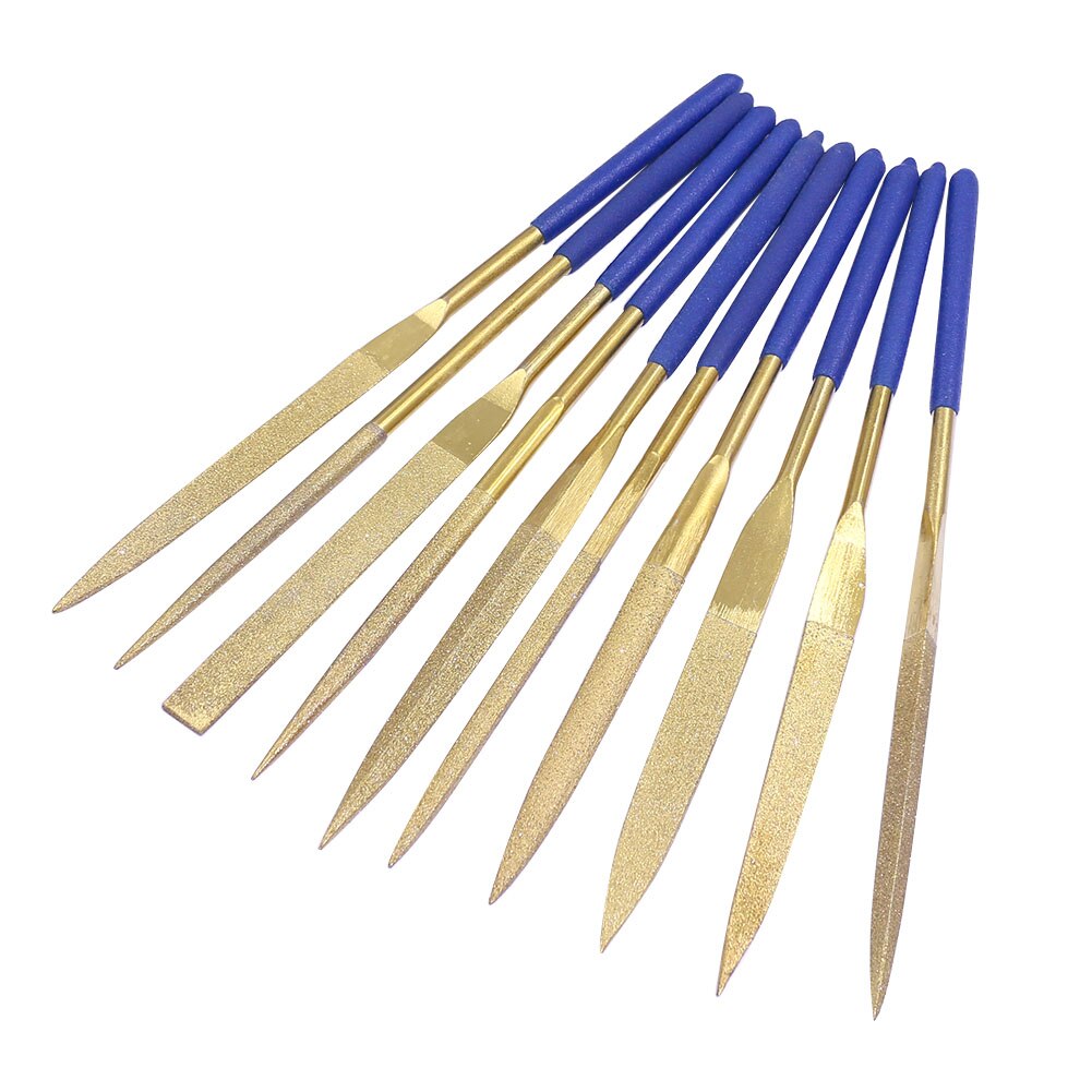 10 stuks metalen glasstenen sieraden diamantnaald multifunctionele slijtvaste vijl slijpen reparatie gereedschapset benodigdheden